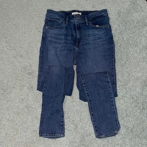 Levi Strauss “721” High Rise Skinny Jeans